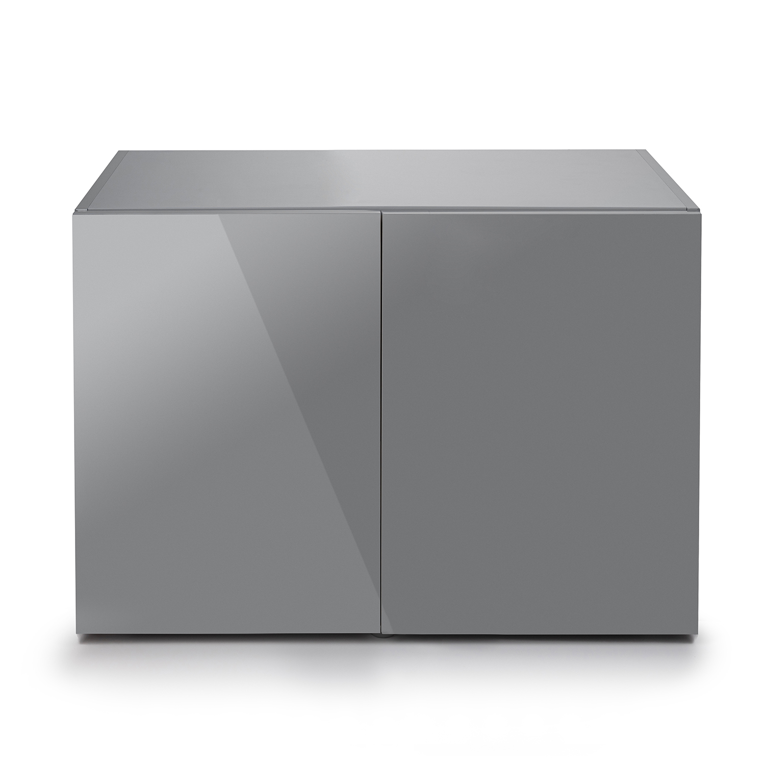 AQUAEL Stand Glossy ST 100 Gris Brillant meuble d\'aquarium 100 x 40 x 75 cm