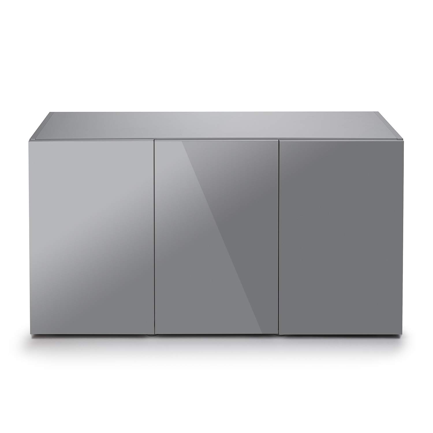 AQUAEL Stand Glossy ST 120 Gris Brillant meuble d\'aquarium 120 x 40 x 75 cm