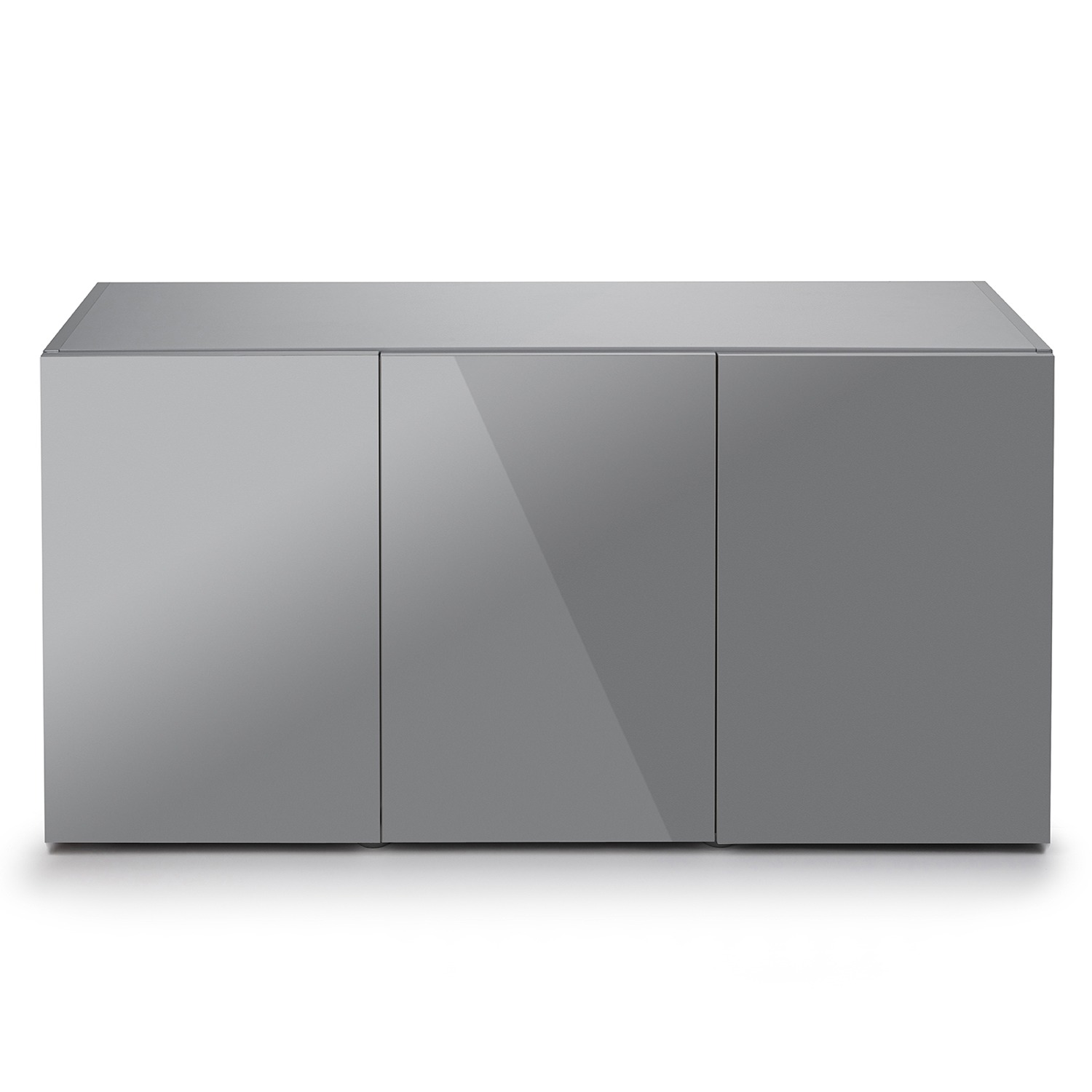 AQUAEL Stand Glossy ST 150 Gris Brillant meuble d\'aquarium 150 x 50 x 75 cm