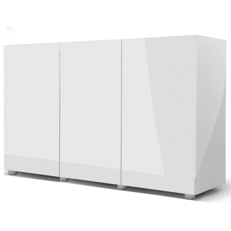 AQUAEL Stand Glossy ST 150 Blanc Brillant meuble d\'aquarium 150 x 50 x 75 cm