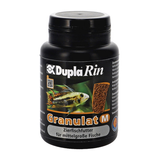 DUPLA DuplaRin Granulat M 85 gr nourriture granulés pour poissons moyens d\'eau douce et d\'eau de mer