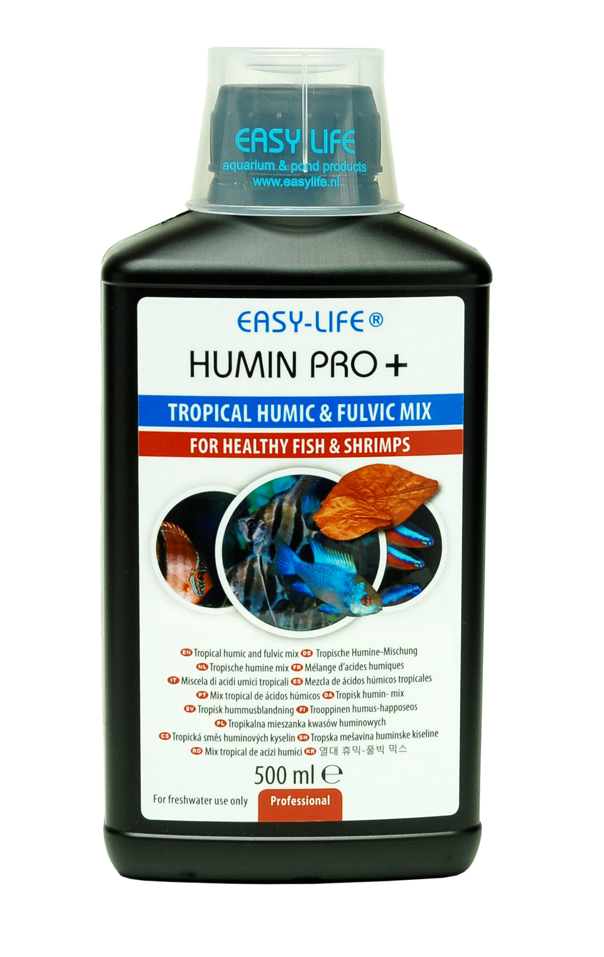 EASY-LIFE Humin Pro+ 500 ml mélange d\'acides humiques et fulviques pour recréer les conditions naturelles et améliorer la santé des habitants