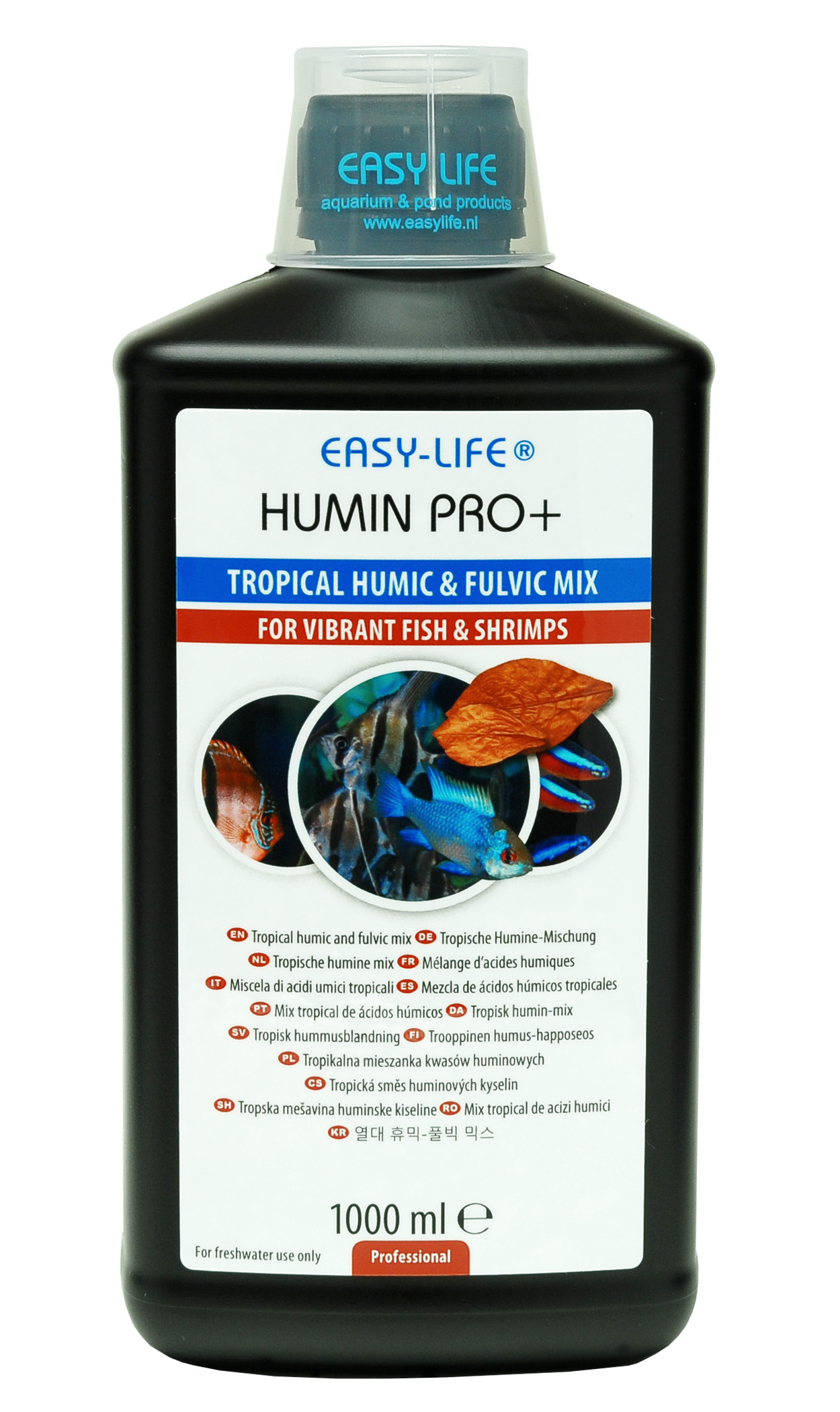 EASY-LIFE Humin Pro+ 1000 ml mélange d\'acides humiques et fulviques pour recréer les conditions naturelles et améliorer la santé des habitants