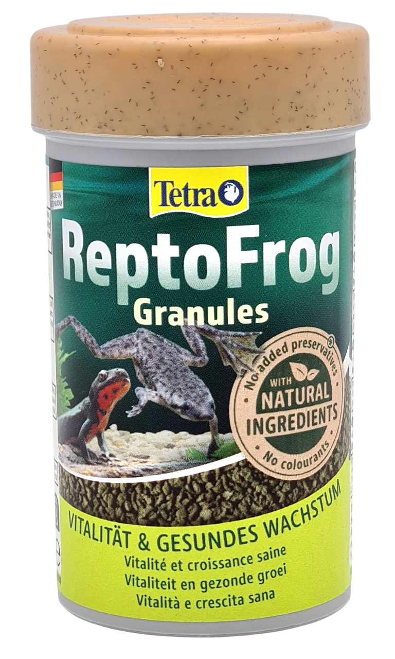 TETRA ReptoFrog Granules 100 ml nourriture complète pour Grenouilles, Tritons et autres amphibiens