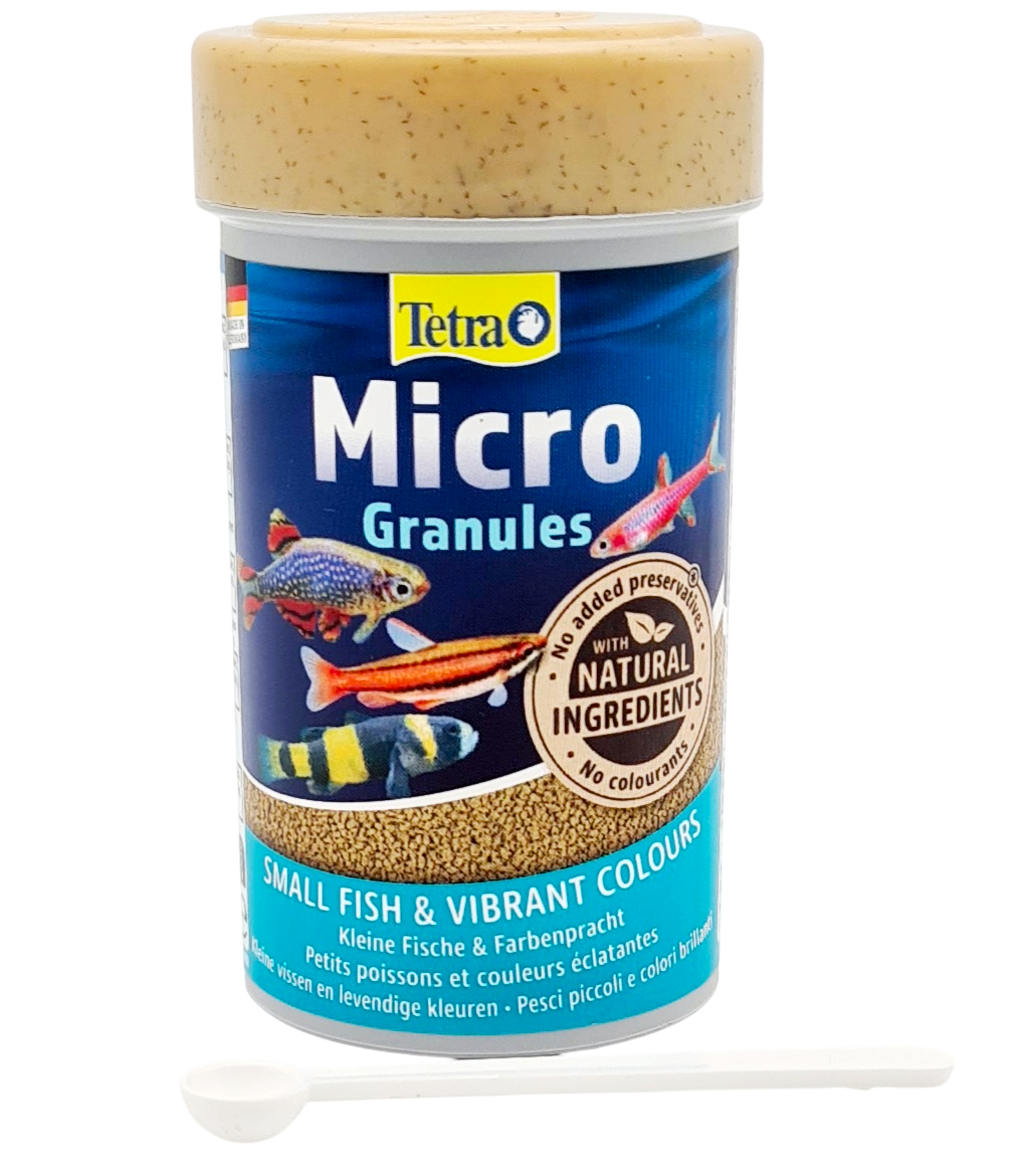 TETRA Micro Granules 100 ml aliment complet en petits granulés pour tous les poissons d\'ornement