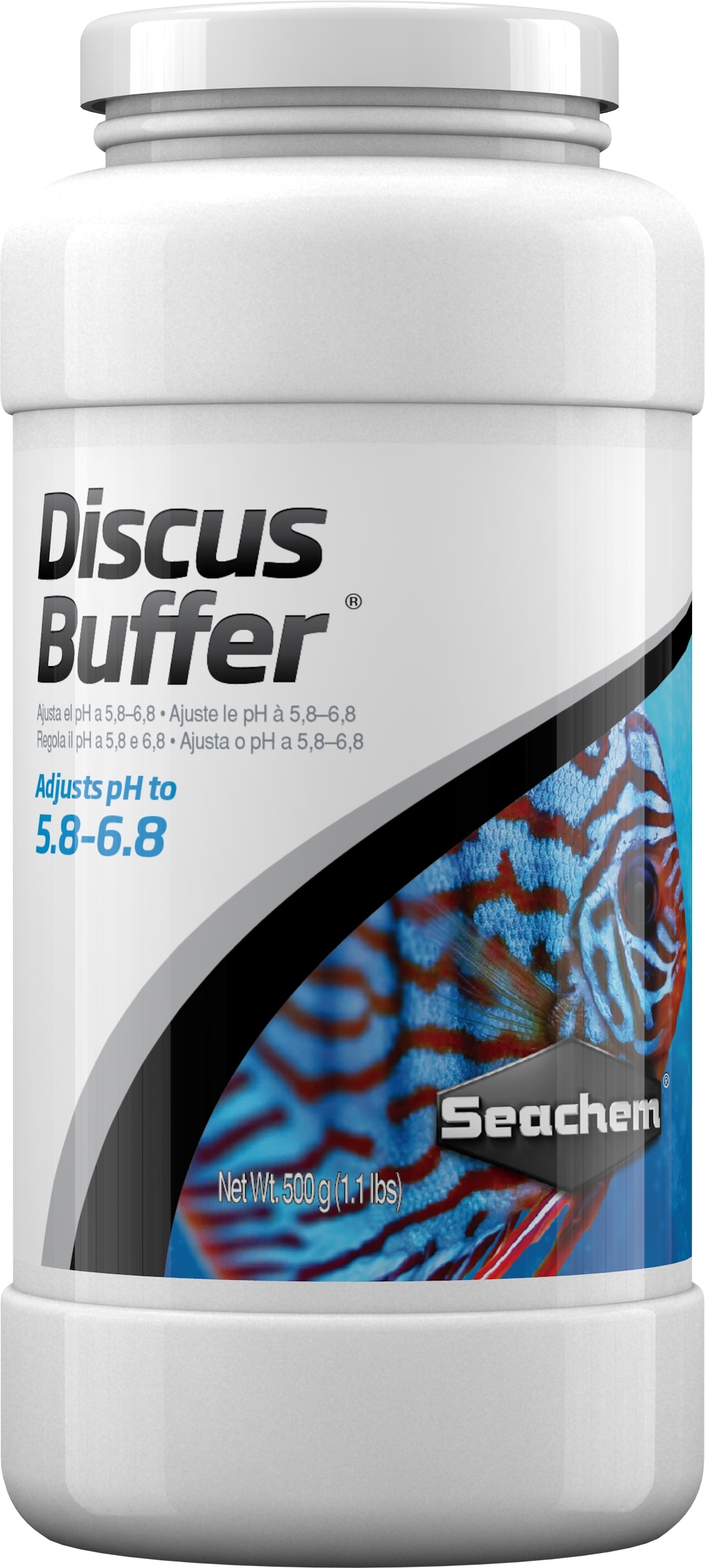 SEACHEM Discus Buffer 500 gr ajuste le pH entre 5,8 et 6,8