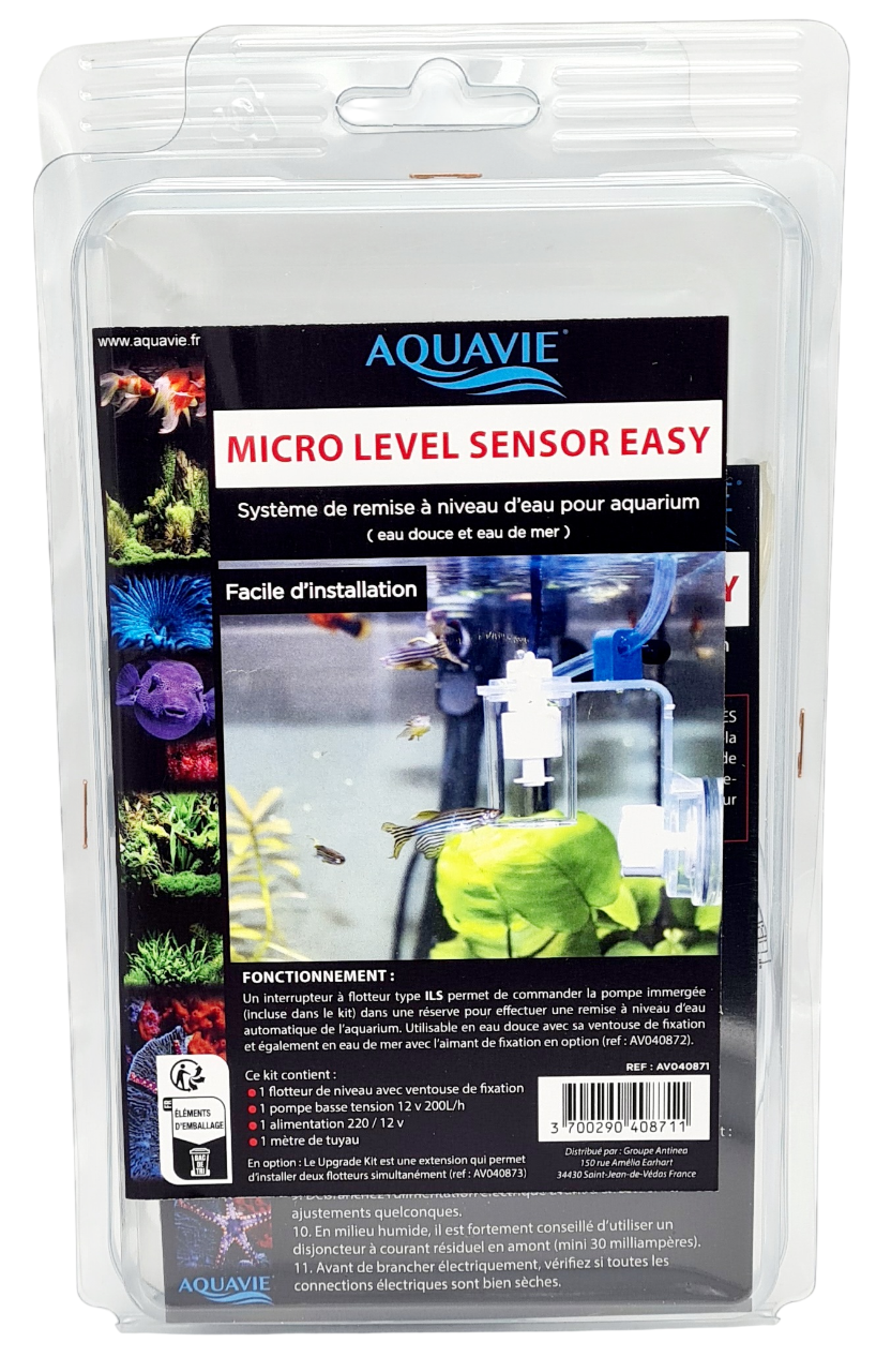 AQUAVIE Micro Level Sensor Easy V2 osmolateur pour la remise à niveau de l\'eau dans l\'aquarium