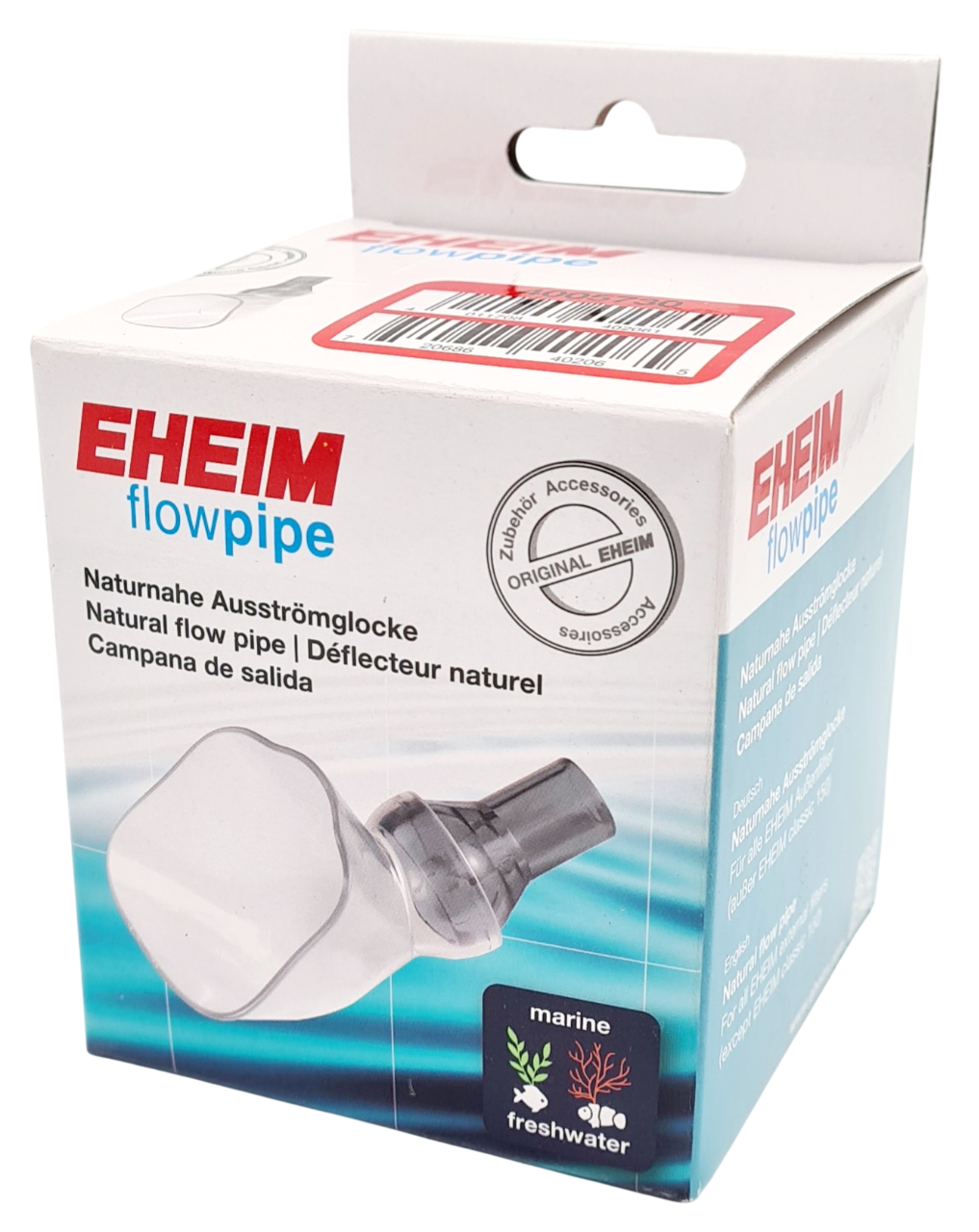 EHEIM flowPipe déflecteur naturel pour tuyau 12/16 et 16/22 mm