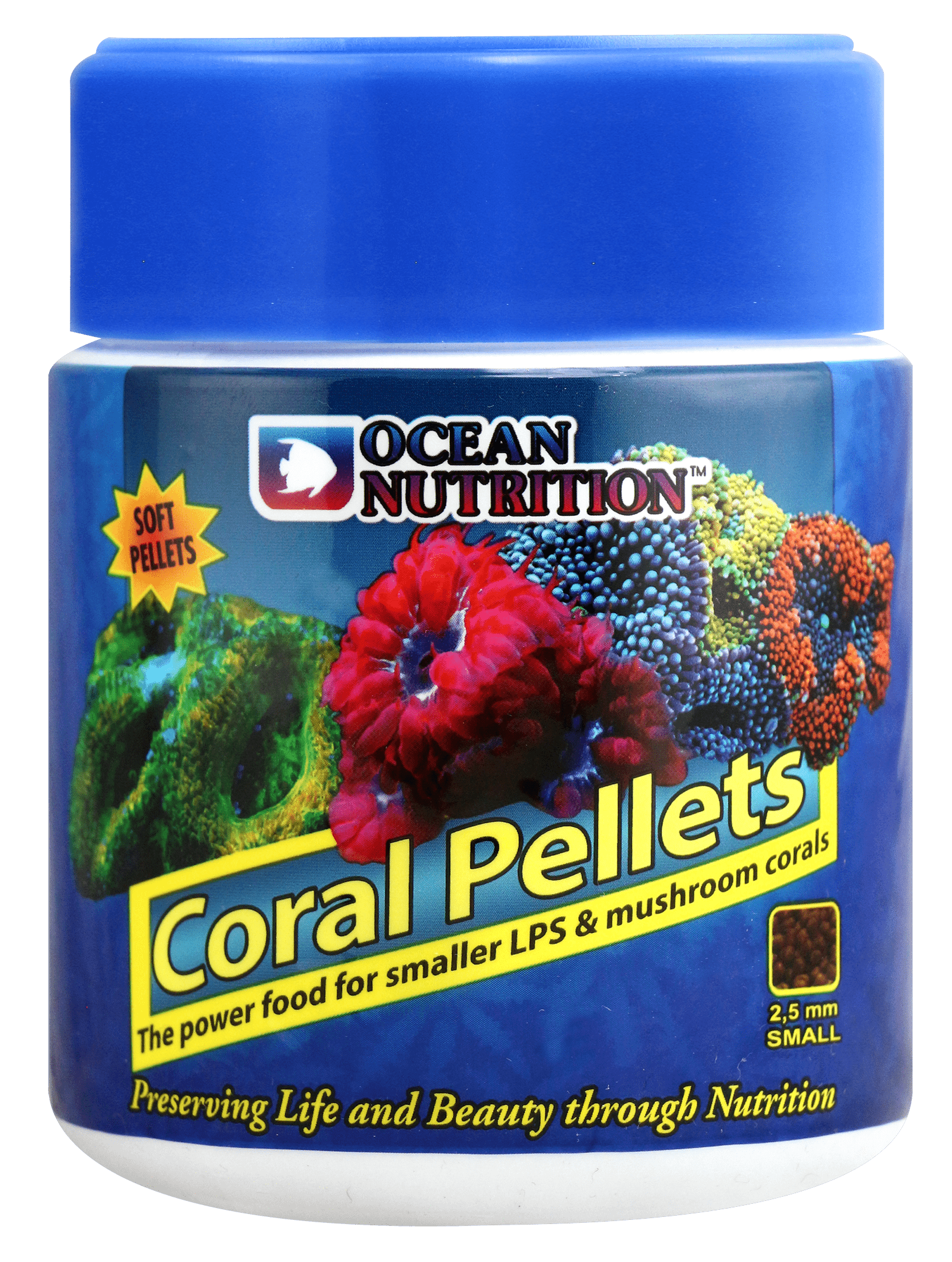 OCEAN NUTRITION Coral Pellets Small 100 gr nourriture en granulés semi-humides 2,5 mm pour coraux LPS et champignons