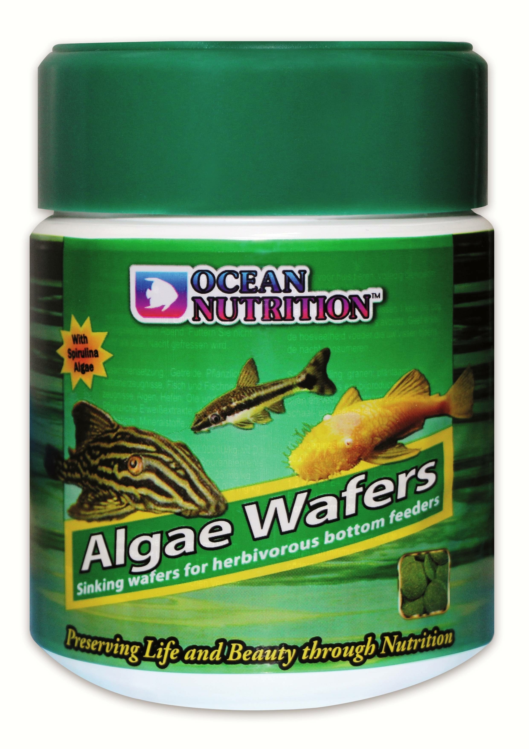 OCEAN NUTRITION Algae Wafers 150 gr nourriture en pastilles de 13 mm pour poissons herbivores de fond