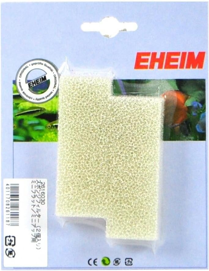 EHEIM Lot de 2 mousses pour filtres MiniFlat et MiniUp