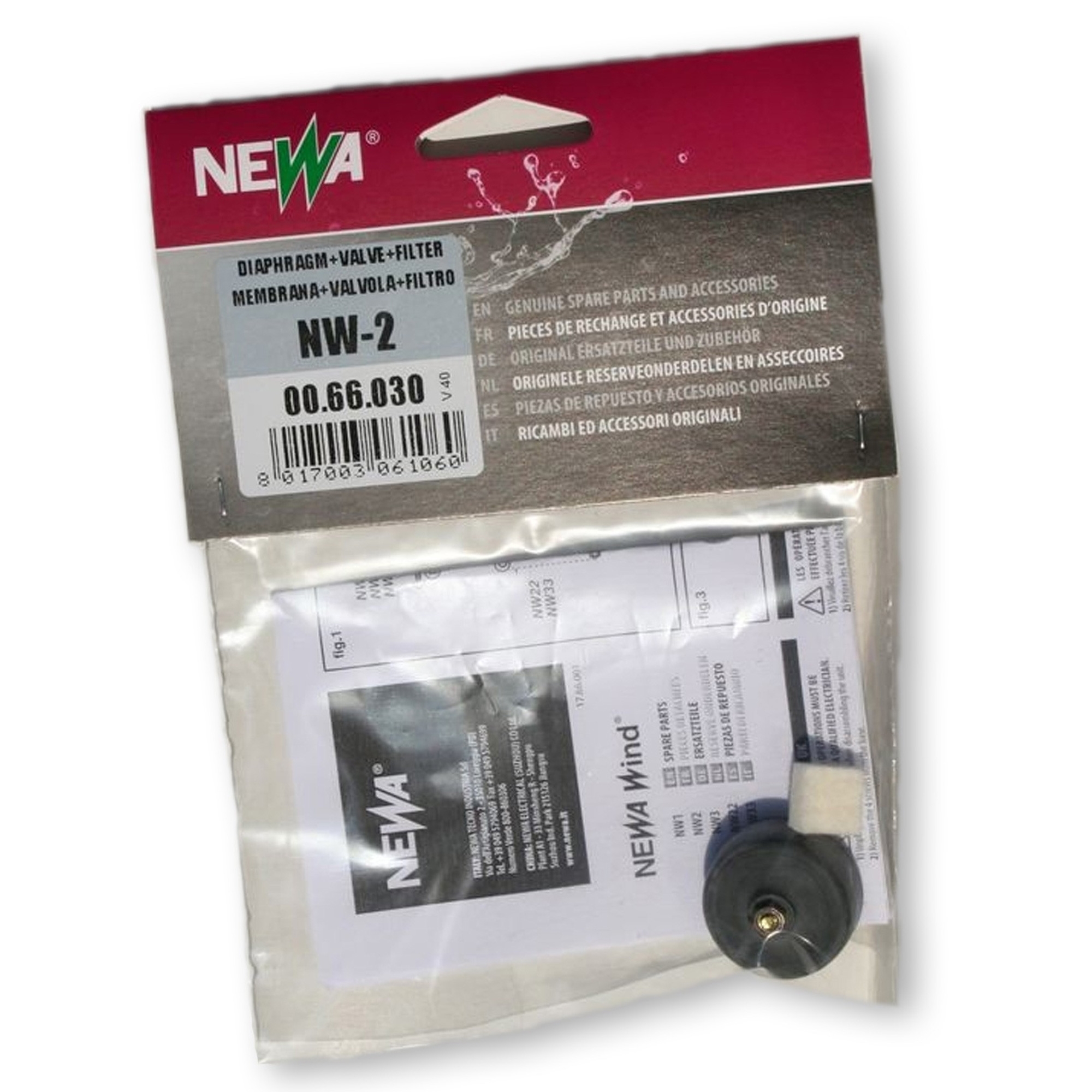 NEWA Membrane de rechange pour pompe à air NW 2