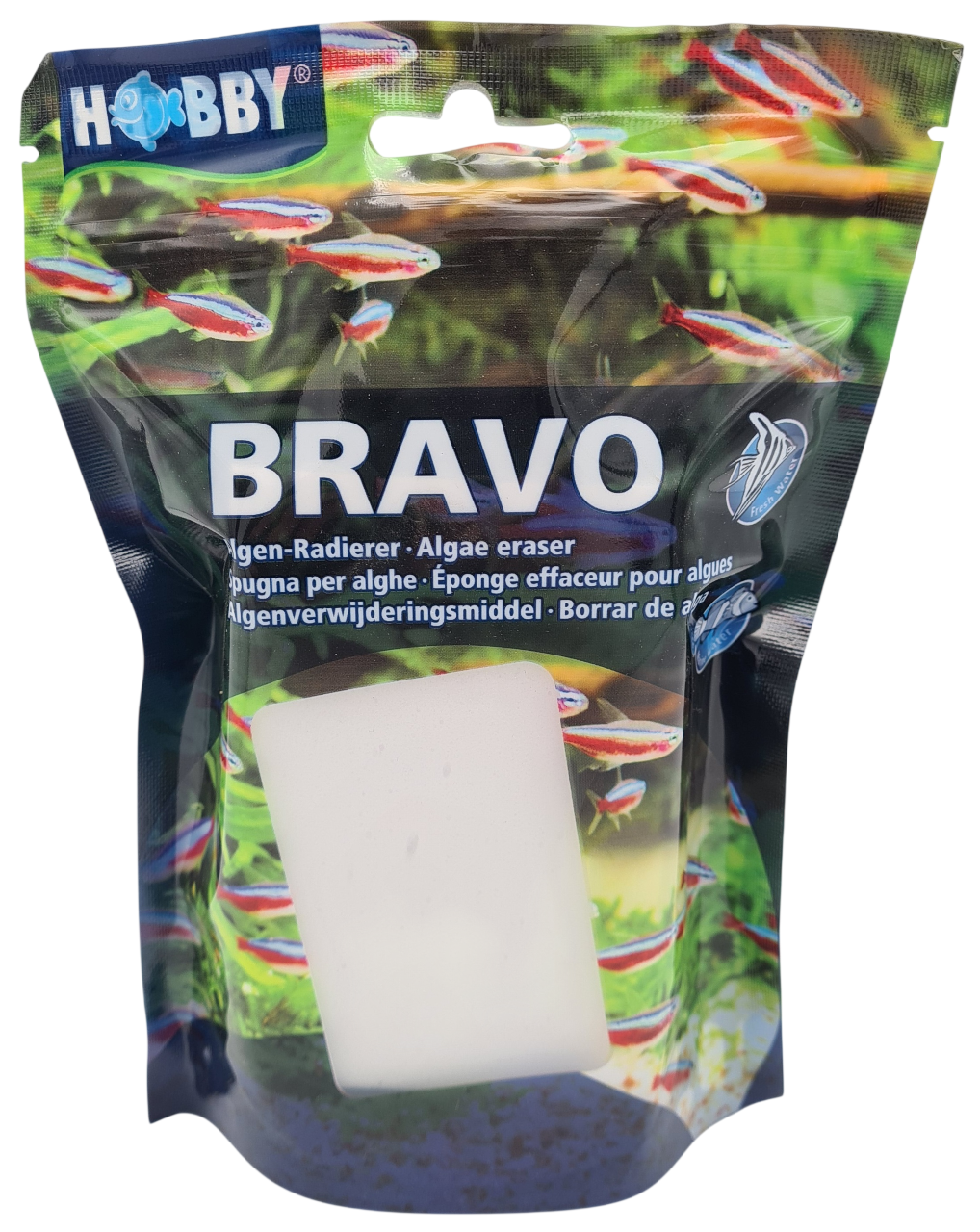 HOBBY Bravo éponge d\'entretien pour l\'élimination faciles des dépôts tenaces comme les algues