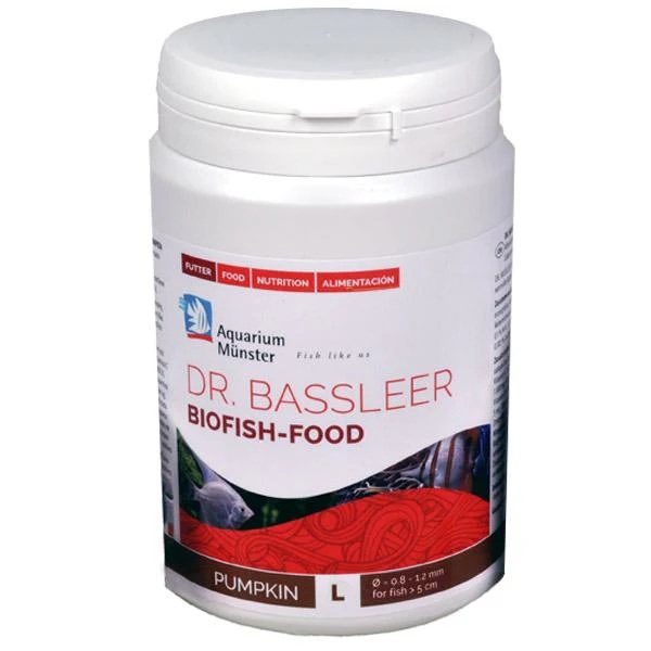 AQUARIUM MUNSTER BioFish Food Pumpkin L 150 gr nourriture en granulés avec anti-inflammatoire naturel pour poissons d\'eau douce et d\'eau de mer dès 5 cm