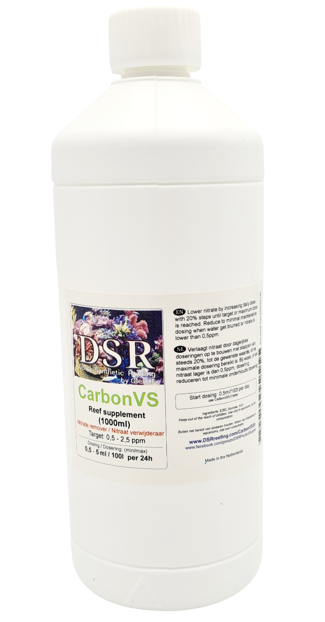 DSR Carbon V/S 1 L réducteur de Nitrates pour aquarium récifal
