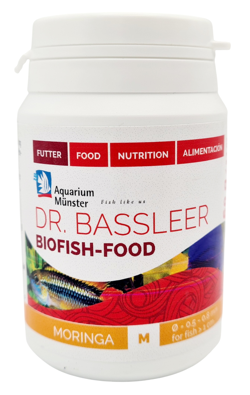 AQUARIUM MUNSTER BioFish Food Moringa M 60 gr nourriture en granulés avec pépins d\'agrumes et feuilles de Moringa oleifera pour poissons d\'eau douce et d\'eau de mer dès 1 cm