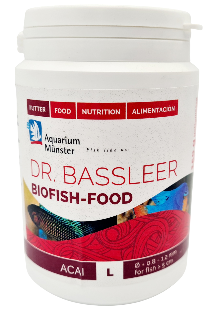 AQUARIUM MUNSTER BioFish Food Acai L 150 gr nourriture en granulés avec baies de palmier pour poissons d\'eau douce et d\'eau de mer dès 5 cm