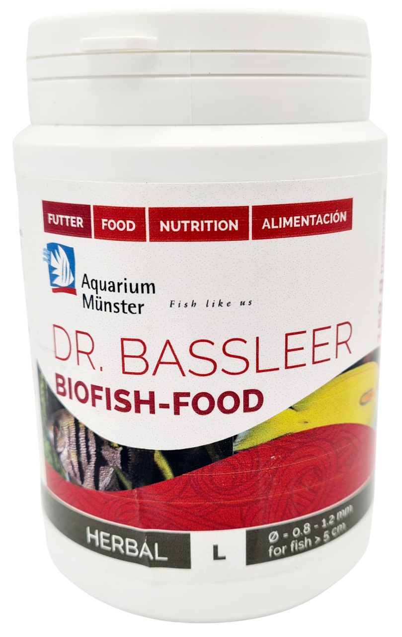 AQUARIUM MUNSTER BioFish Food Herbal L 150 gr nourriture en granulés avec herbes médicinales pour poissons d\'eau douce et d\'eau de mer dès 5 cm
