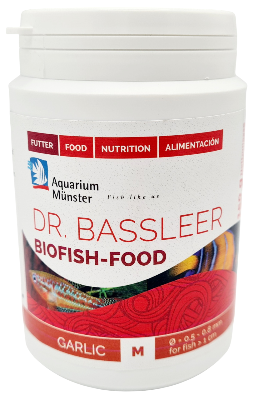 AQUARIUM MUNSTER BioFish Food Garlic M 150 gr nourriture en granulés à base d\'Ail pour poissons d\'eau douce et d\'eau de mer dès 1 cm