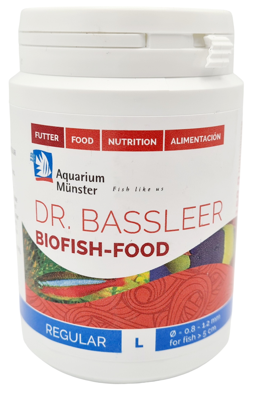 AQUARIUM MUNSTER BioFish Food Regular L 150 gr nourriture en granulés riche en nutriments pour poissons d\'eau douce et d\'eau de mer dès 5 cm