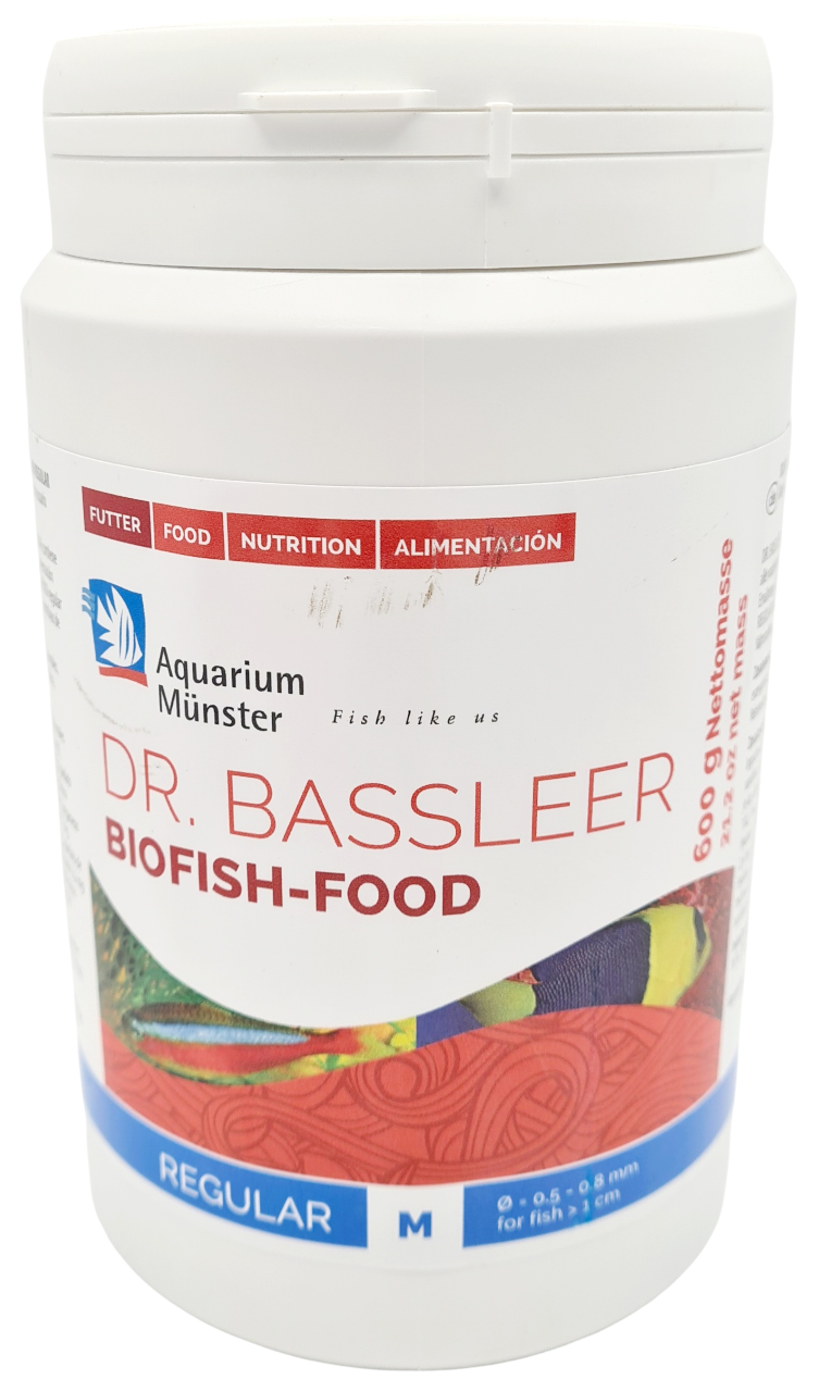 AQUARIUM MUNSTER BioFish Food Regular M 600 gr nourriture en granulés riche en nutriments pour poissons d\'eau douce et d\'eau de mer dès 1 cm