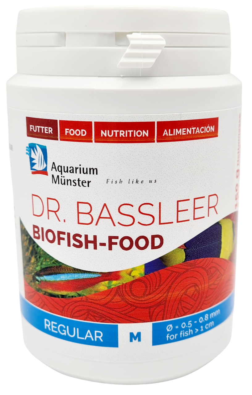 AQUARIUM MUNSTER BioFish Food Regular M 150 gr nourriture en granulés riche en nutriments pour poissons d\'eau douce et d\'eau de mer dès 1 cm