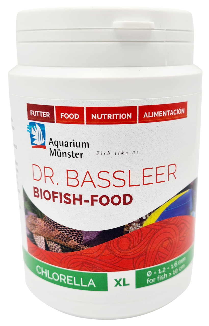 AQUARIUM MUNSTER BioFish Food Chlorella XL 170 gr nourriture en granulés avec algue Chlorella pour poissons d\'eau douce dès 10 cm