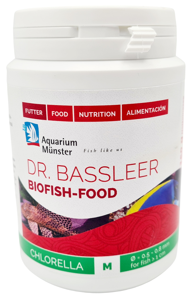 AQUARIUM MUNSTER BioFish Food Chlorella M 150 gr nourriture en granulés avec algue Chlorella pour poissons d\'eau douce dès 1 cm