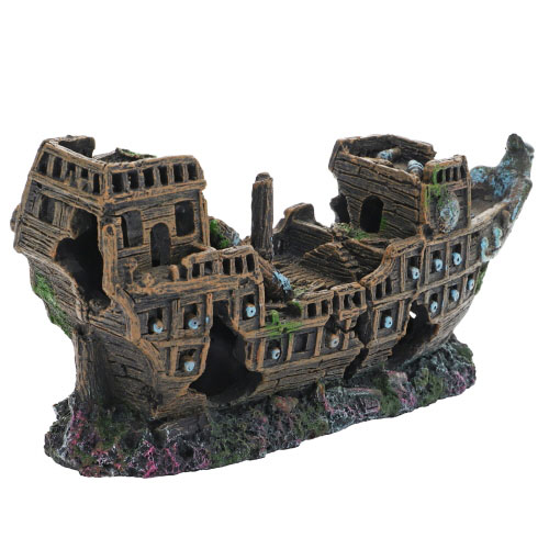 HOBBY MayFlower décoration bateau 25 x 10,5 x 7,5 cm pour aquarium