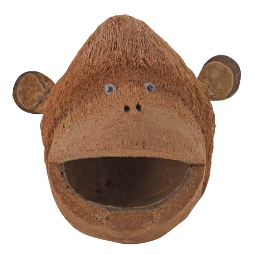 HOBBY Coco Monkey 1 décoration / cachette pour animaux de terrarium