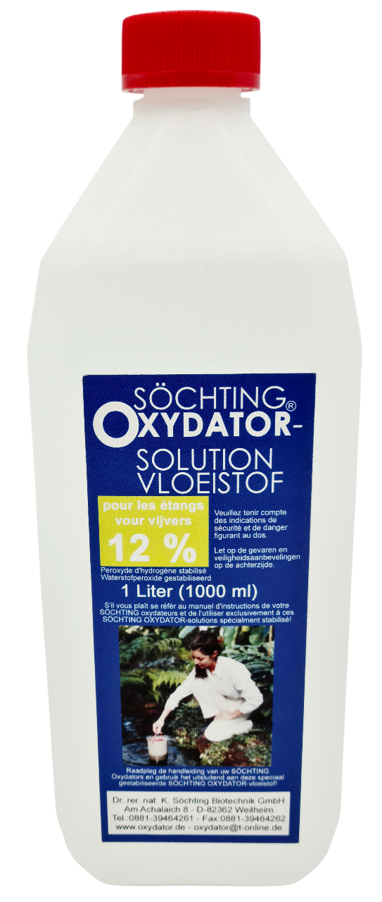 SÖCHTING Recharge Oxydator 12% bouteille 1 L de Liquogène pour réacteur Oxydator