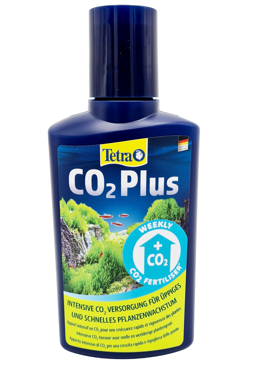 TETRA CO2 Plus 250 ml apport de CO2 sous forme liquide pour aquarium d\'eau douce planté