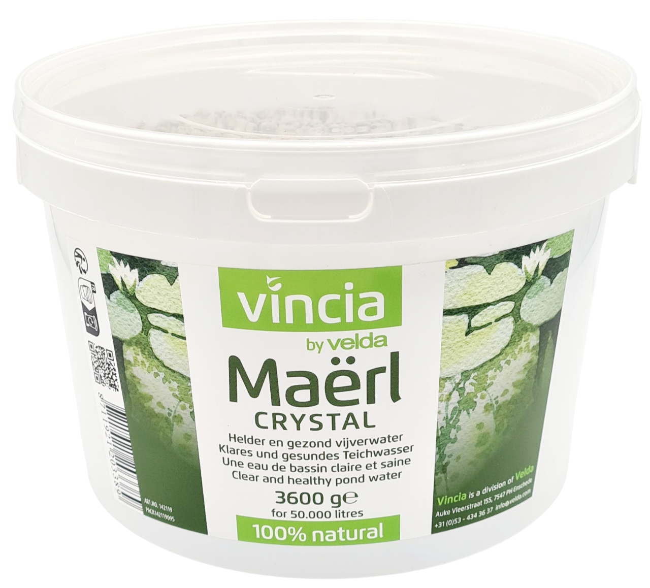 vincia-maerl-crystal-3600-gr-clarifiant-et-assainissant-100-naturel-en-granules-pour-bassin-jusqu-a-50000-l