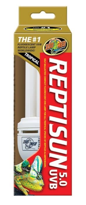 ZOOMED ReptiSun Compact 26W UVB 5.0 ampoule compacte avec culot E27 pour terrarium