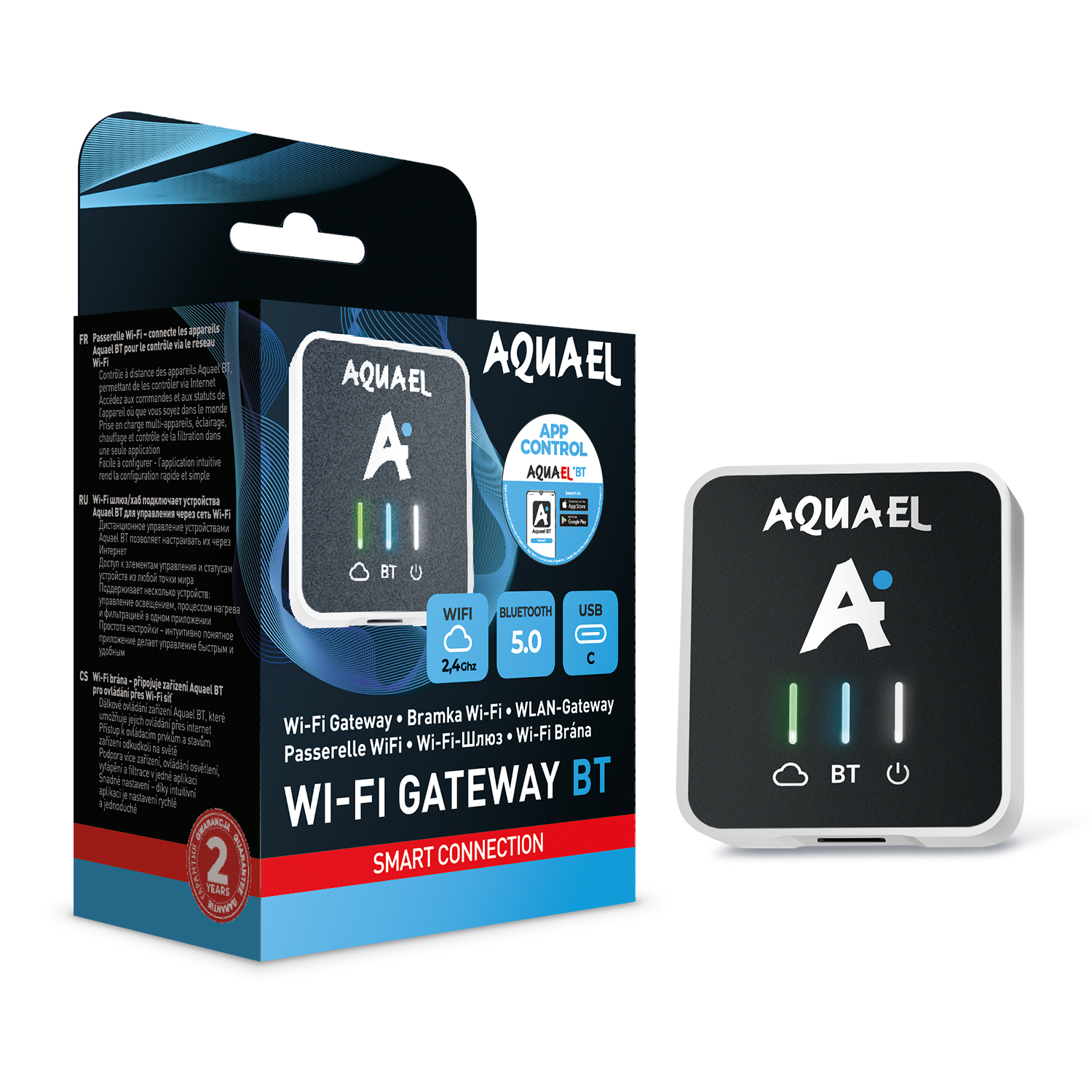AQUAEL WiFi Gateway BT module de contrôle à distance pour les appareils de la gamme BT