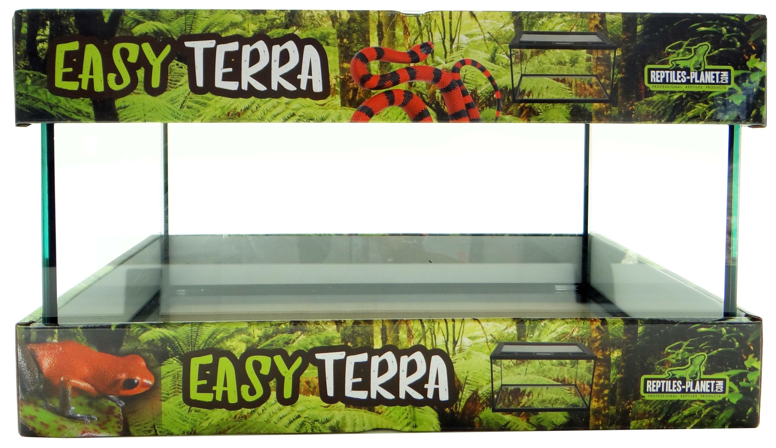REPTILE PLANET Easy Terra M 40 x 26 x 23 cm mini-terrarium pour reptiles, amphibiens, insectes...