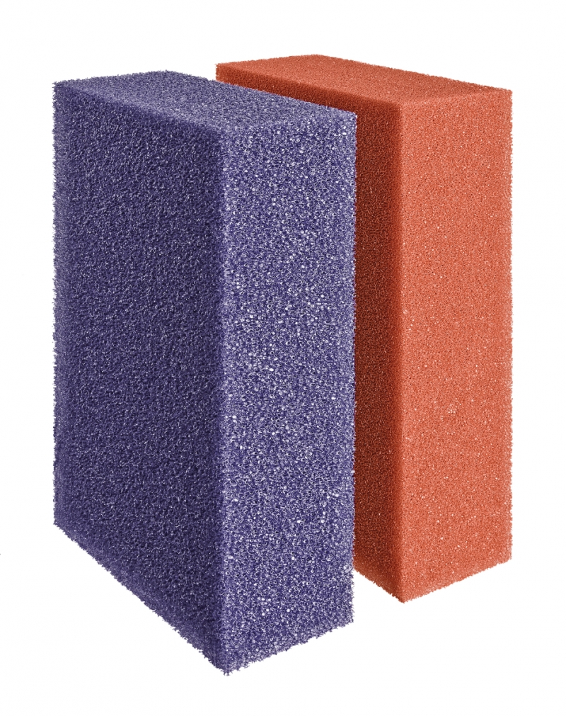 OASE Lot de 2 mousses Rouge/Violette de rechange 42894 pour filtres pour BioTec ScreenMatic 18, 36, 60000, 90000 et 140000