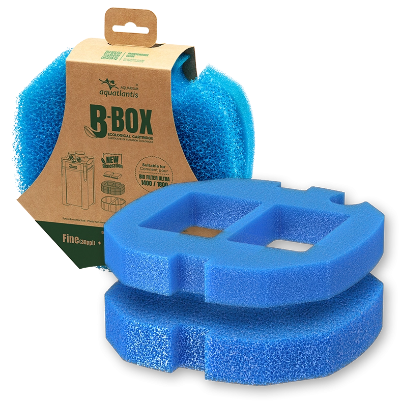AQUATLANTIS B-Box Coarse Foam + Fine Foam XXL lot de mousses pour filtres BioFilter Ultra 1400 et 1800