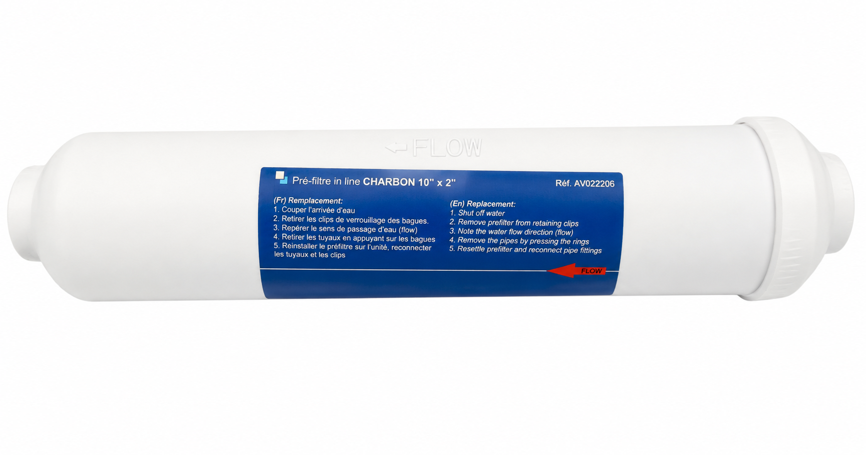 AQUAVIE Cartouche de charbon actif pour osmoseur KBO 50, 75 et 100