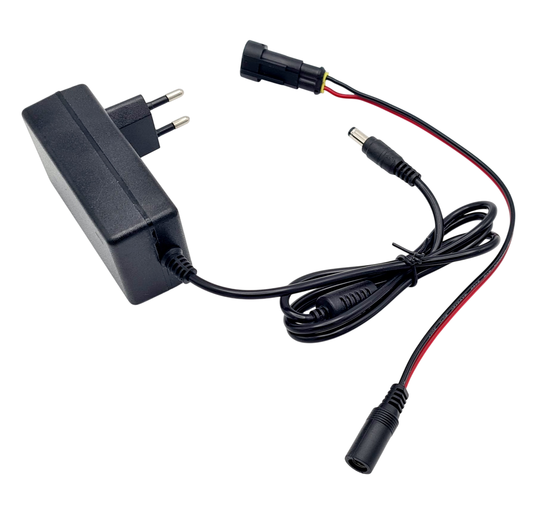 Bloc d\'alimentation 12V + câble adaptateur avec prise DC pour rampes PowerLED