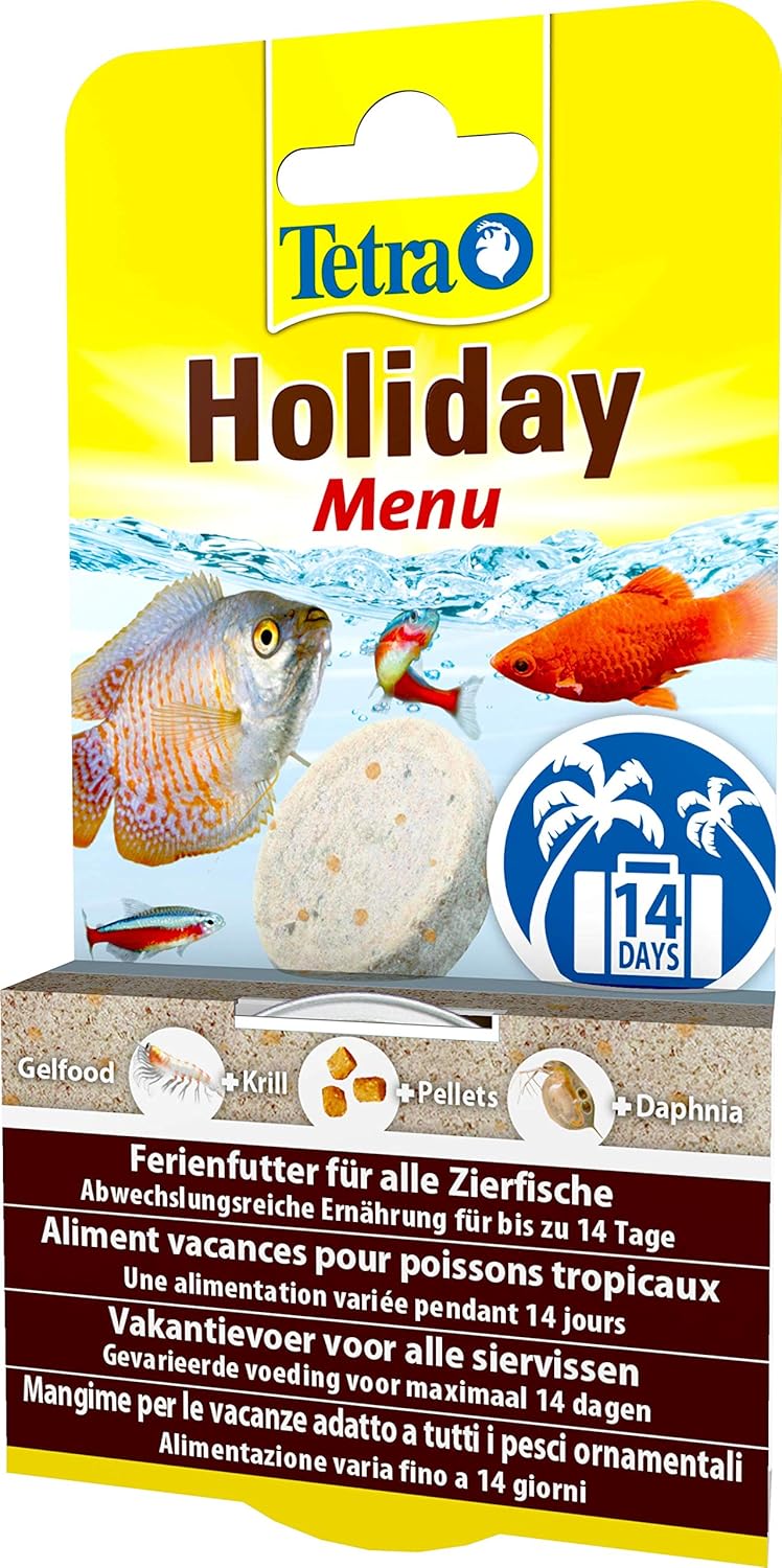 TETRA Holiday Menu 30 gr bloc de nourriture 14 jours spéciale vacances pour poissons d\'aquarium