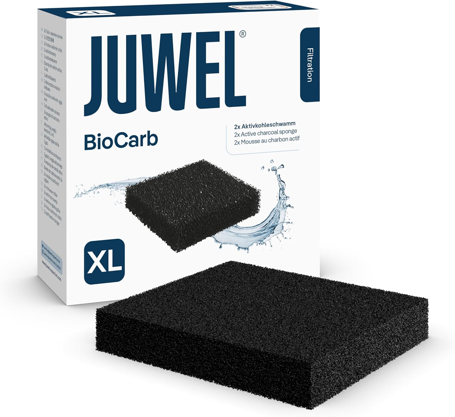 juwel-biocarb-xl-2-blocs-de-mousse-au-charbon-actif-pour-filtre-juwel-bioflow-8-0-et-jumbo-dimensions-14-7-x-14-7-x-2-5-cm