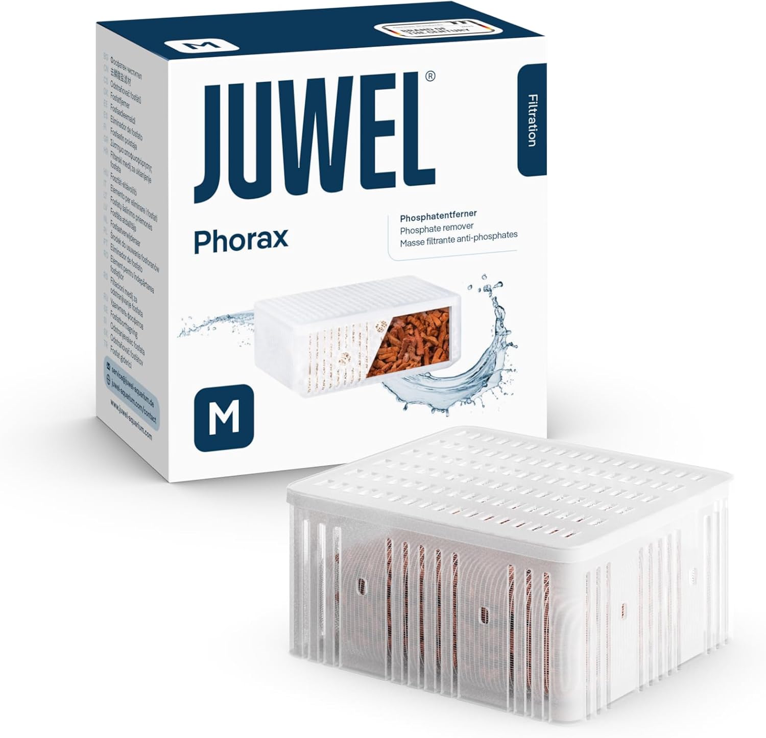 juwel-phorax-m-masse-filtrante-anti-phosphates-pour-filtre-juwel-bioflow-3-0-et-compact-dimensions-9-9-x-9-9-x-4-8-cm