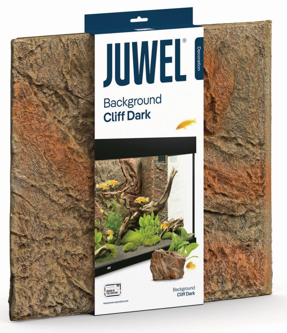 JUWEL Cliff Dark plaque de fond 3D 60 x 55 cm pour l\'habillage de la vitre arrière de votre aquarium
