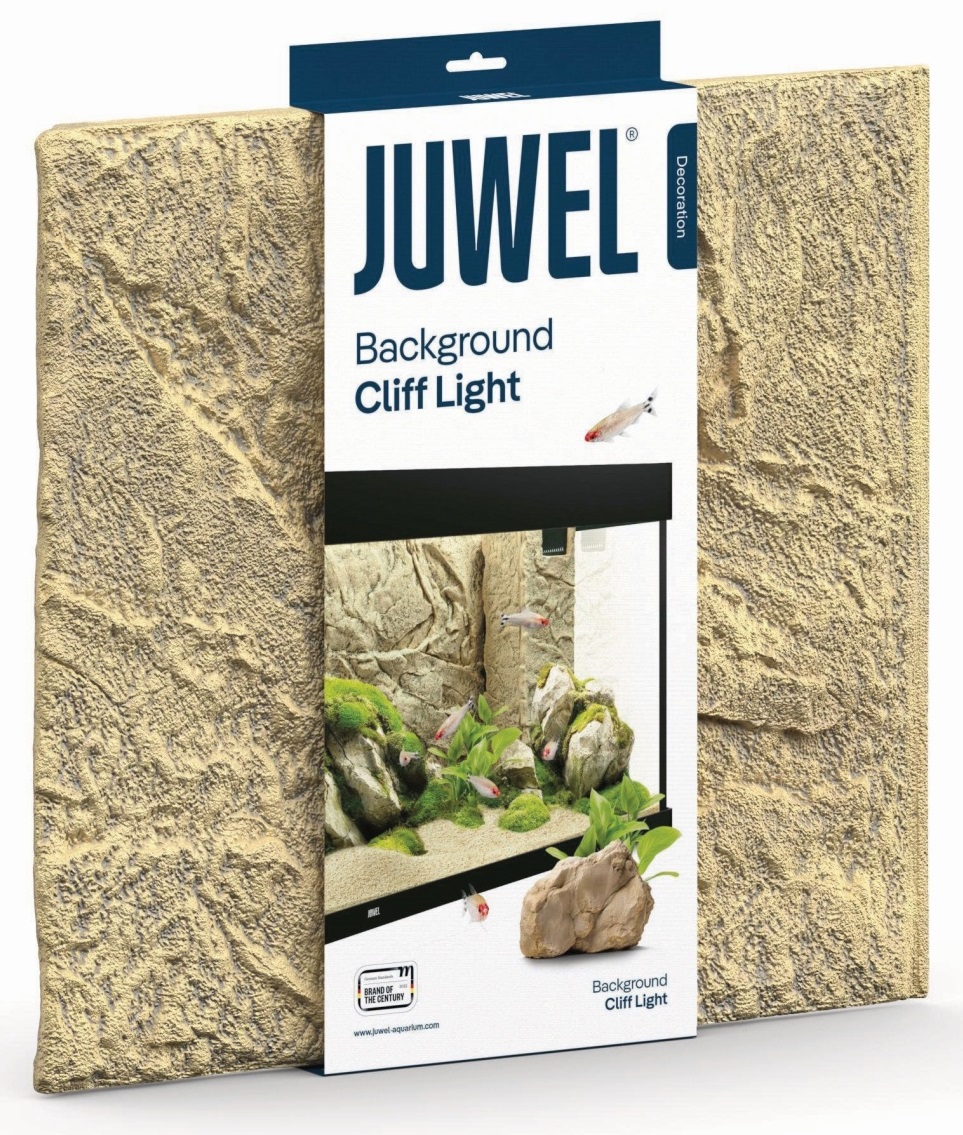 JUWEL Cliff Light plaque de fond 3D 60 x 55 cm pour l\'habillage de la vitre arrière de votre aquarium