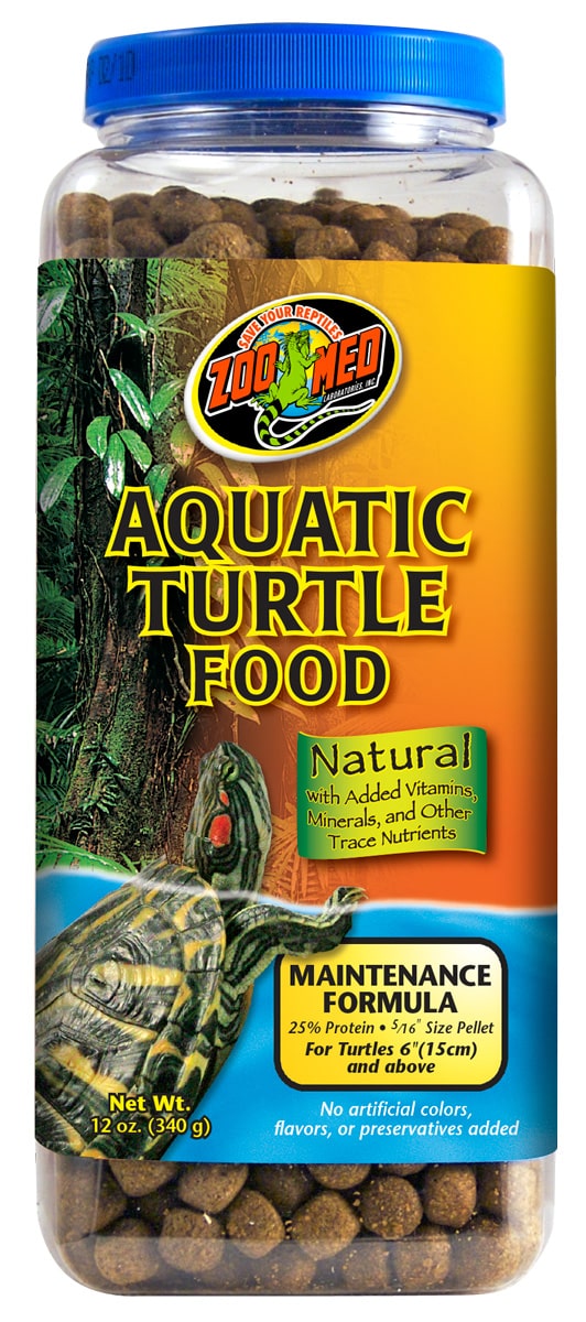 ZOOMED Natural Aquatic Turtle Maintenance 340 gr nourriture animale complète pour tortues d\'eau adulte de plus de 15cm