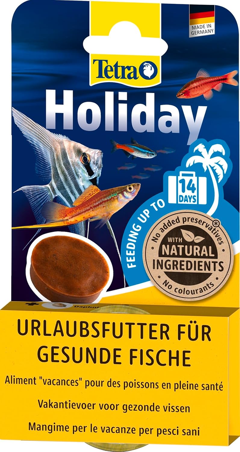 TETRA Holiday bloc de nourriture 14 jours spéciale vacances pour poissons d\'aquarium