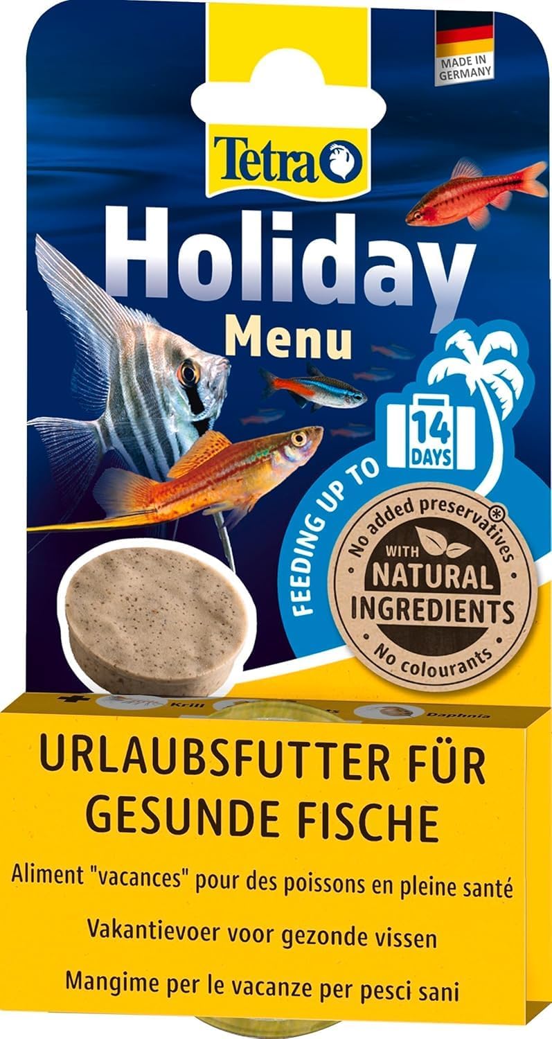 TETRA Holiday Menu 30 gr bloc de nourriture 14 jours spéciale vacances pour poissons d\'aquarium