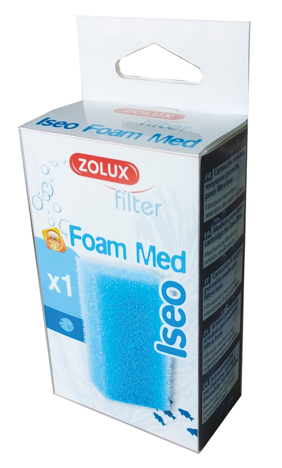 ZOLUX Iseo Foam Medium bloc de mousse à maille moyenne pour filtre Iseo et Idro