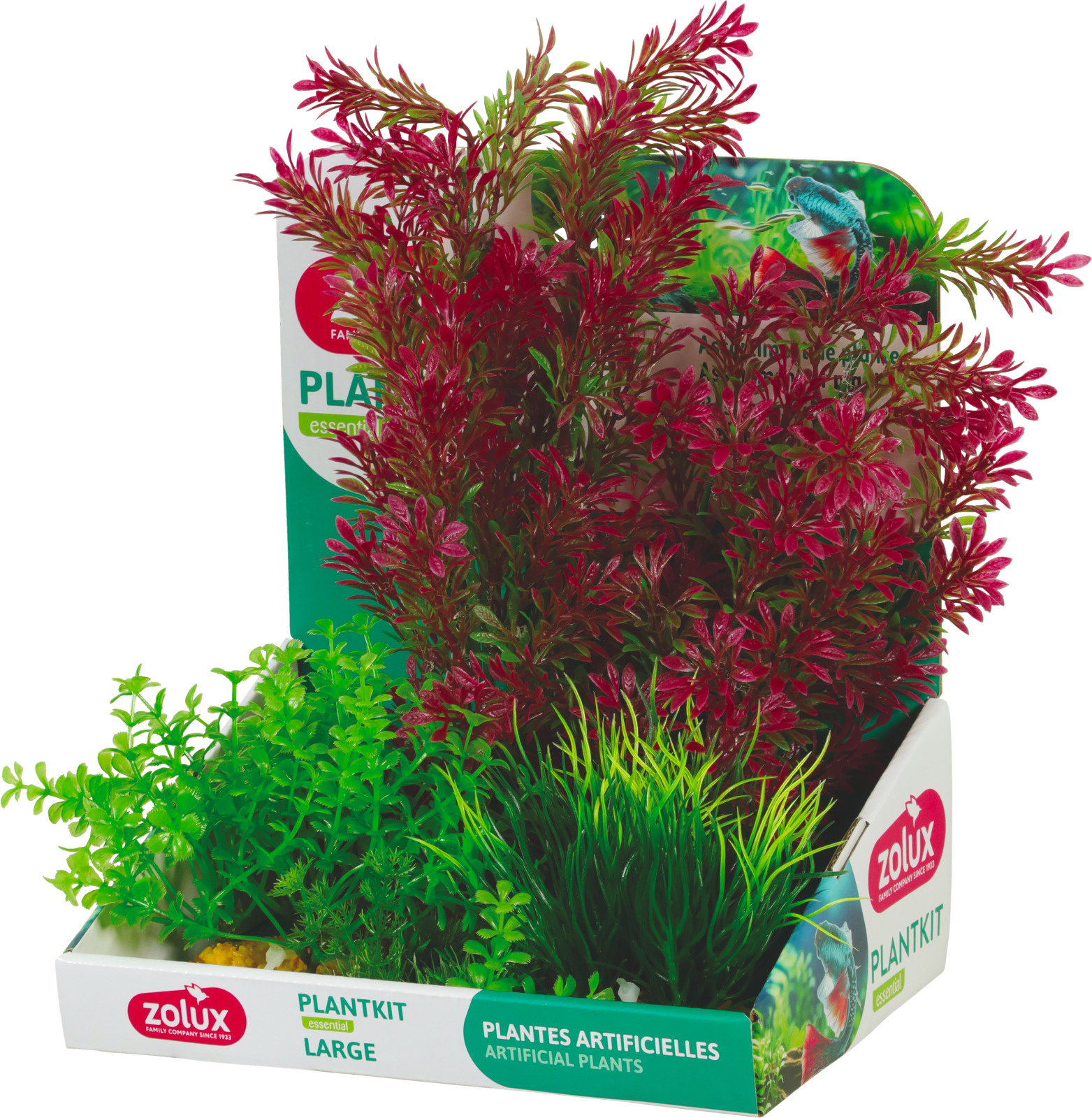 ZOLUX PlantKit Large 1 - Lot de plantes artificielles pour aquarium